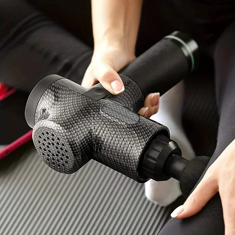 Deep Muscle Massage Gun Electric Percussion Pistol Massager for Body Neck Back Leg Fitness Tool 30 Levels Deep Muscle Massage Gu