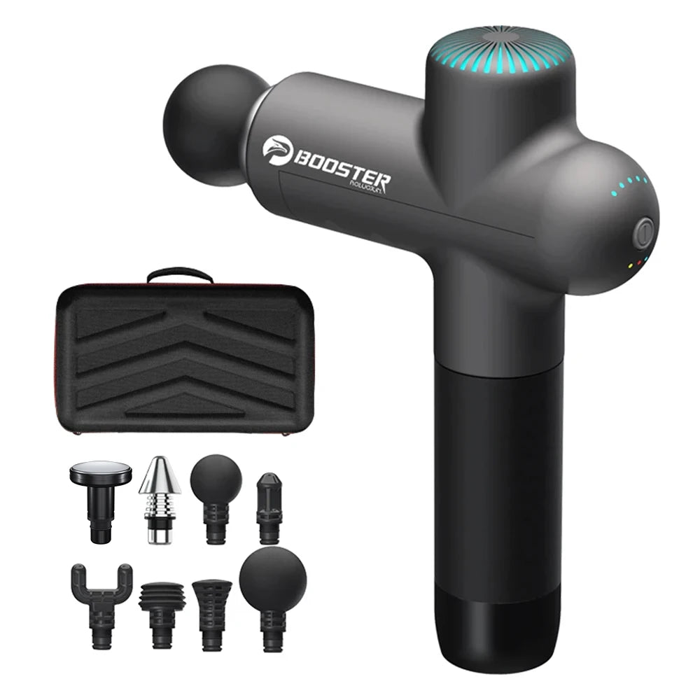 Massage Gun Electric Neck Massager 7.4V Smart Hit Fascia Gun for Body Massage Relaxation Fitness Electric Muscle Massag