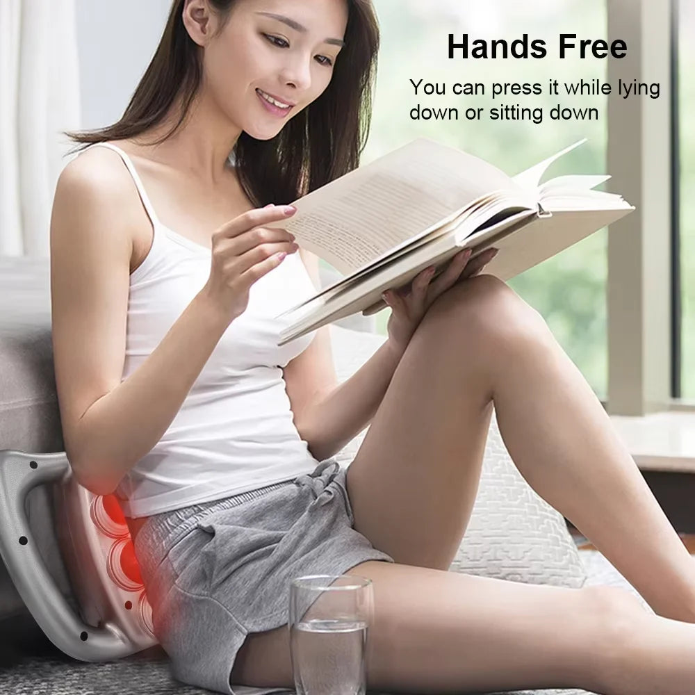 Fascia Gun 16-Head Muscle Massage Gun Professional Body Leg Back Shoulder Waist Fascia Gun High Frequency Vibration Massager Gun